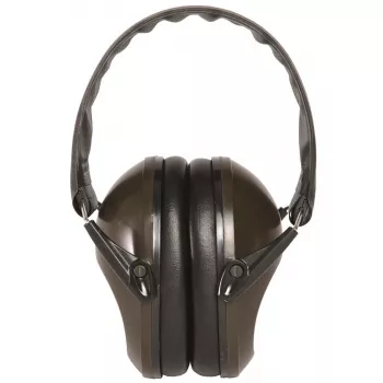 Lärm Gehörschutz / Ohrenschützer - klappbar und verstellbar - Oliv