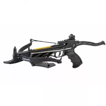 Pistolenarmbrust "ALLIGATOR I" , Farbe: Schwarz , 80 lbs / 35kg, mit Selbstspannmechanismus